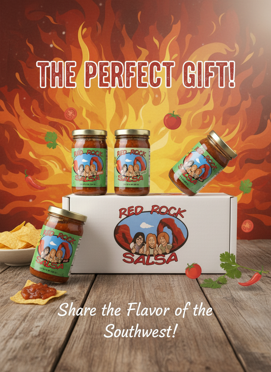 Red Rock Salsa Gift Box Social Media Banner